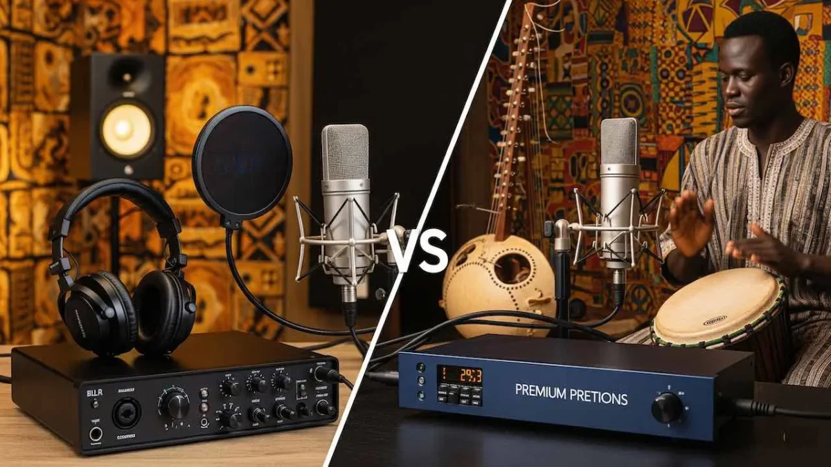Best Audio Interfaces for Recording African Music- Under $500 vs Premium Options