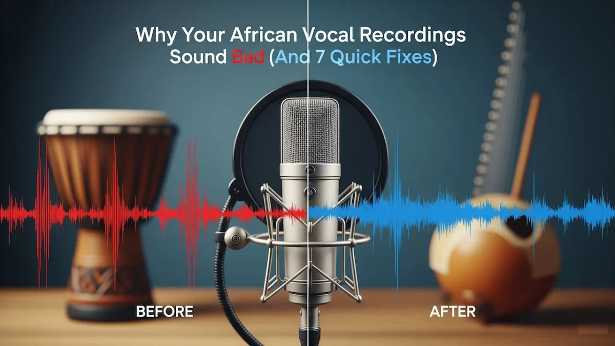 Why Your African Vocal Recordings Sound Bad (And 7 Quick Fixes)